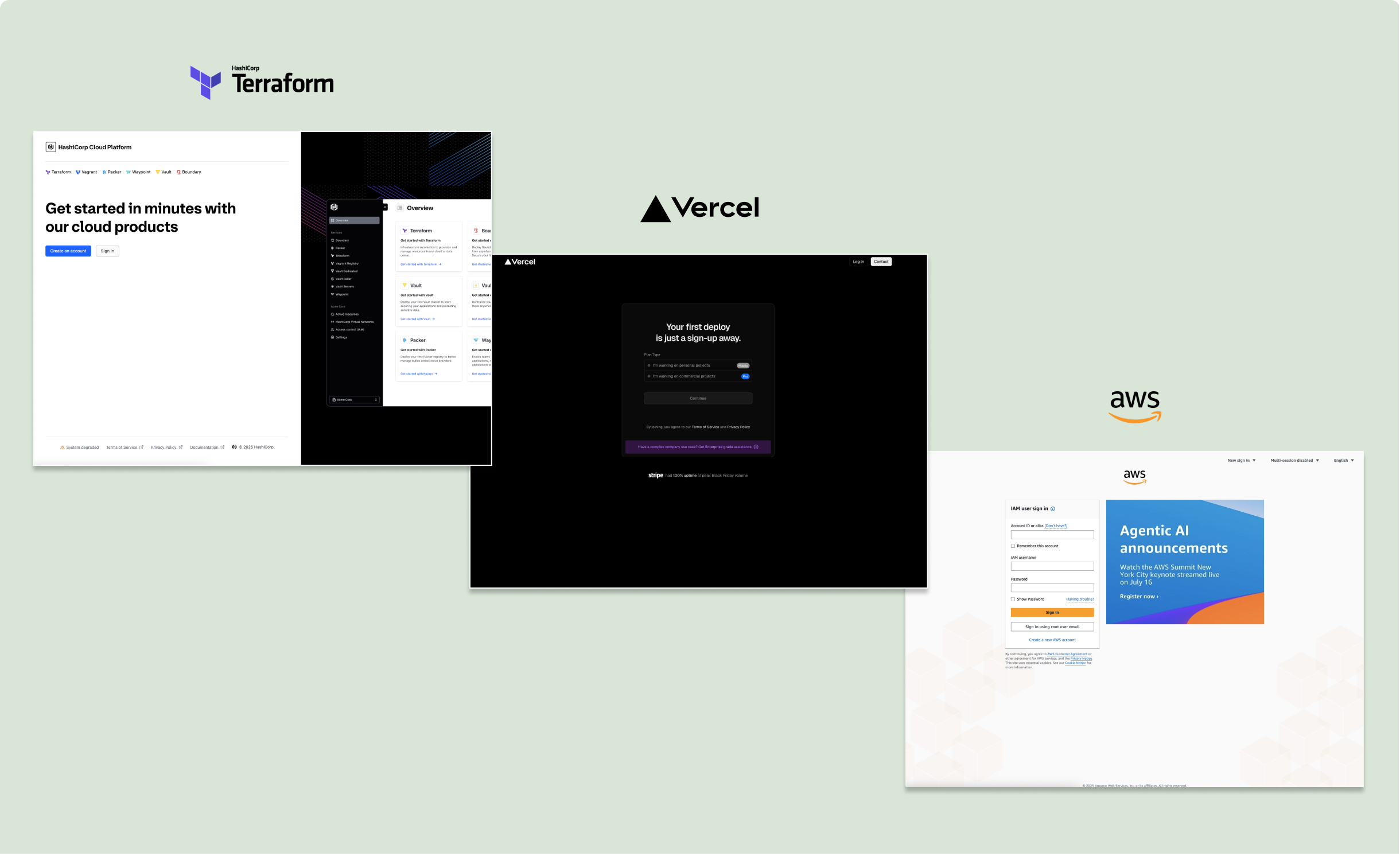 Competitive Analysis: Terraform vs. Vercel vs. AWS
